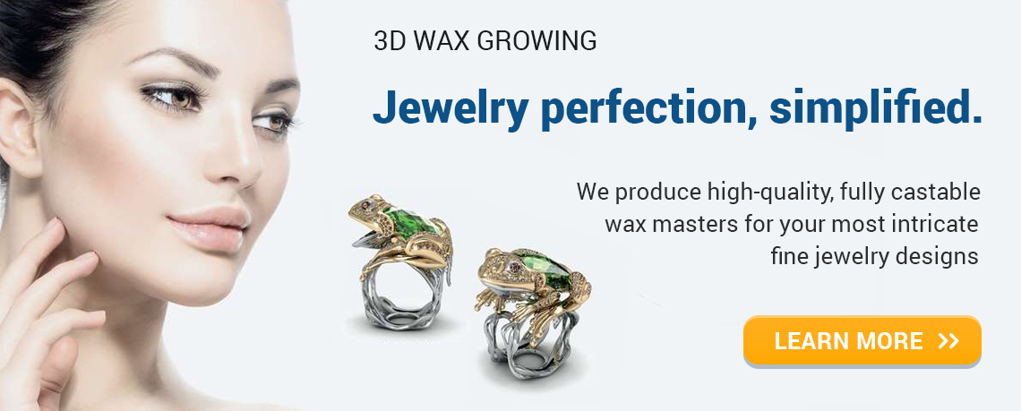 3d wax growing jewelry
